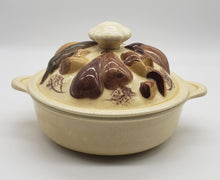 Load image into Gallery viewer, Vintage Ceramic Casserole Dish Vegetable Design
