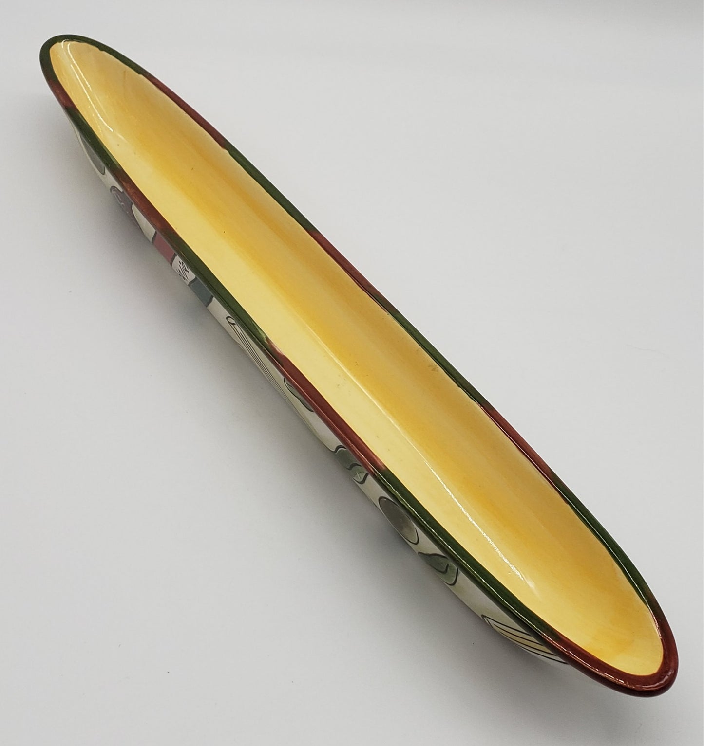 Ceramic Olive Tray Boat Italian Design