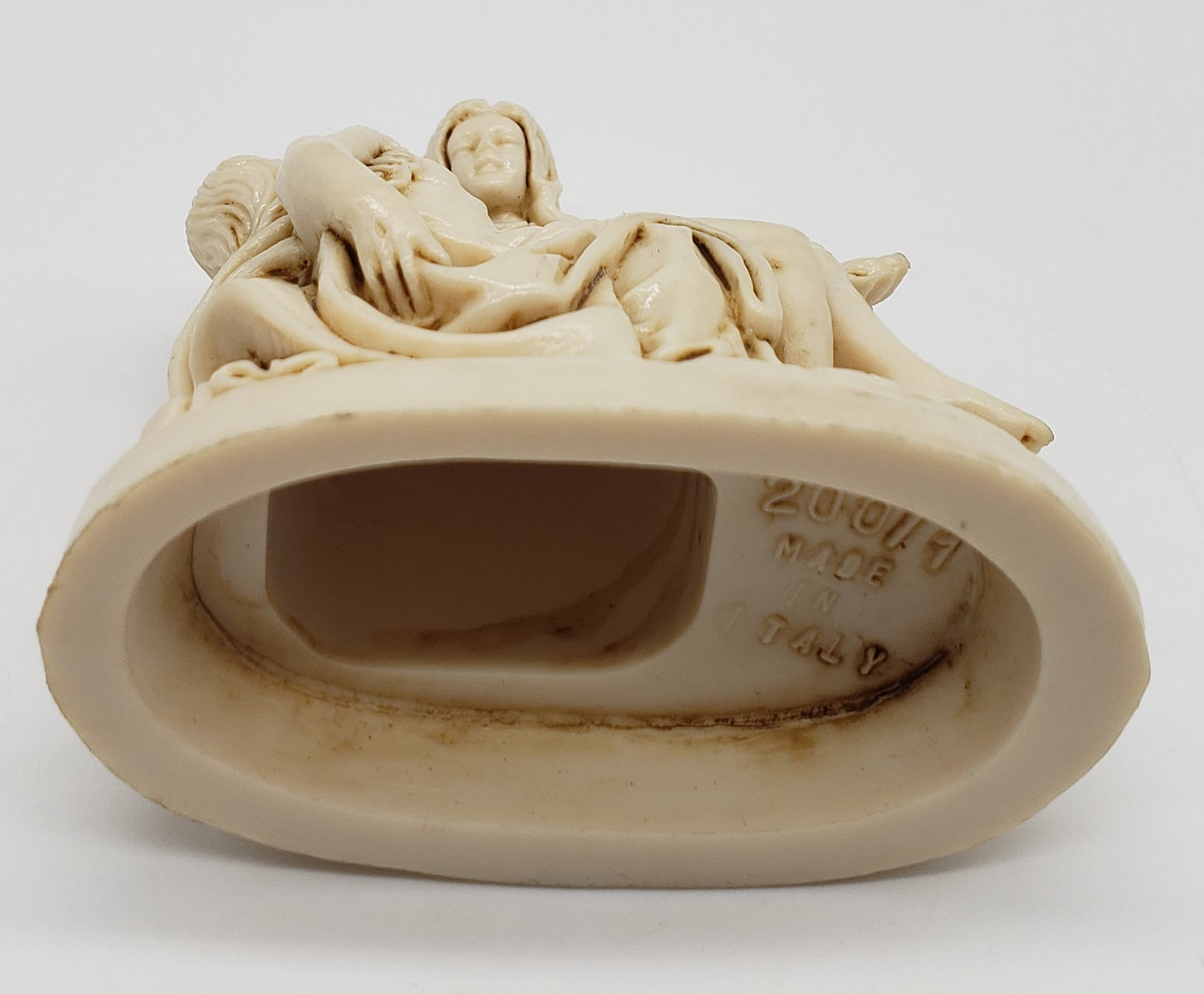 A. Santini Carved Resin La Pieta Statue