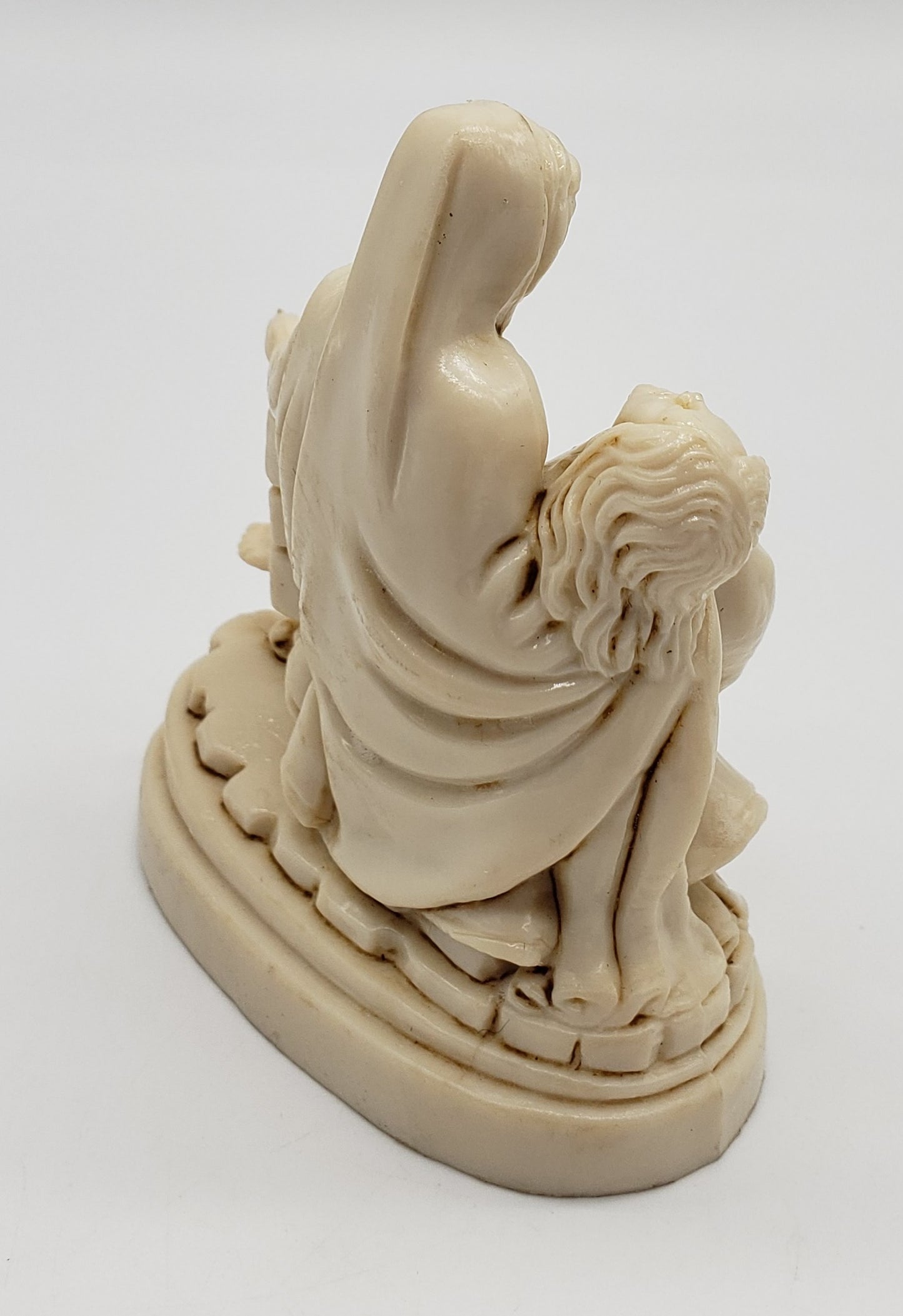 A. Santini Carved Resin La Pieta Statue