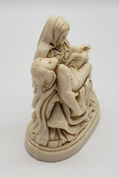 A. Santini Carved Resin La Pieta Statue