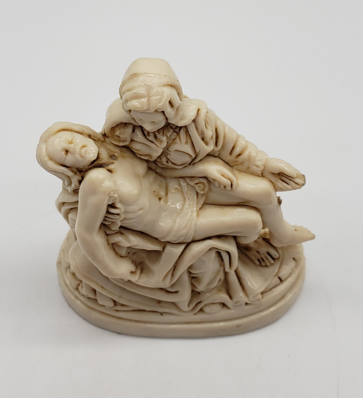 A. Santini Carved Resin La Pieta Statue