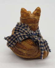 Load image into Gallery viewer, DAP Sitting Fat Cat Figurine with Bell and Ribbon
