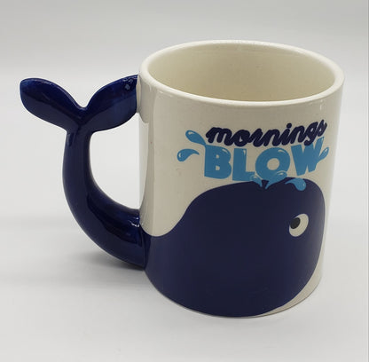 Mornings Blow Whale Mug 20 Oz