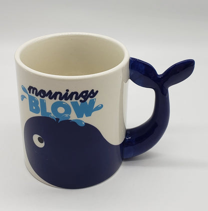 Mornings Blow Whale Mug 20 Oz