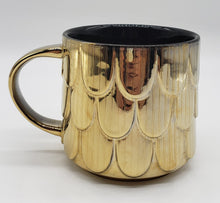 Load image into Gallery viewer, Starbucks gold fish scale coffee mug
