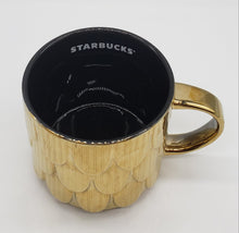 Load image into Gallery viewer, Starbucks gold fish scale coffee mug
