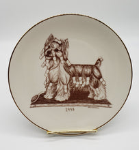 Load image into Gallery viewer, Yorkshire Terrier Yorkie Dog Collector Laurelwood Plate 1993
