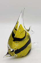 Load image into Gallery viewer, Art Glass Paper Weight Angel Fish Blown Glass Figurine
