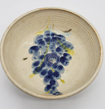 Load image into Gallery viewer, Studio Pottery Grape Cluster Bowl Signed By Artist
