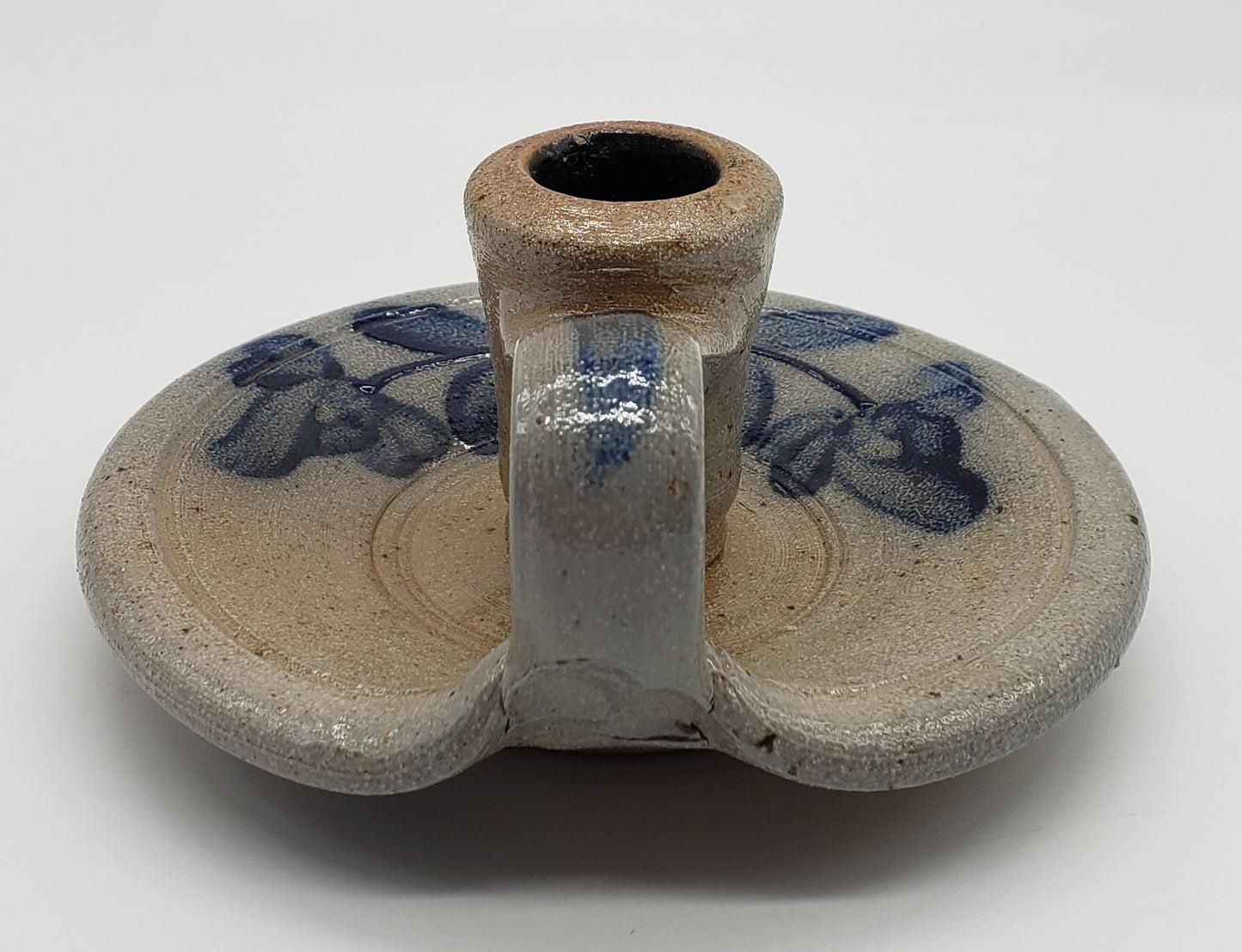 Rowe Pottery Works - Salt Glazed - Chamber Stick - Candle holder