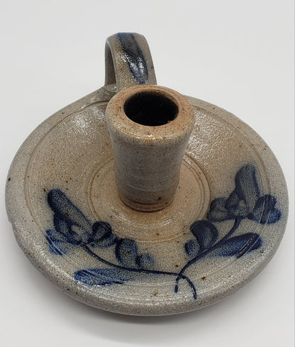 Rowe Pottery Works - Salt Glazed - Chamber Stick - Candle holder