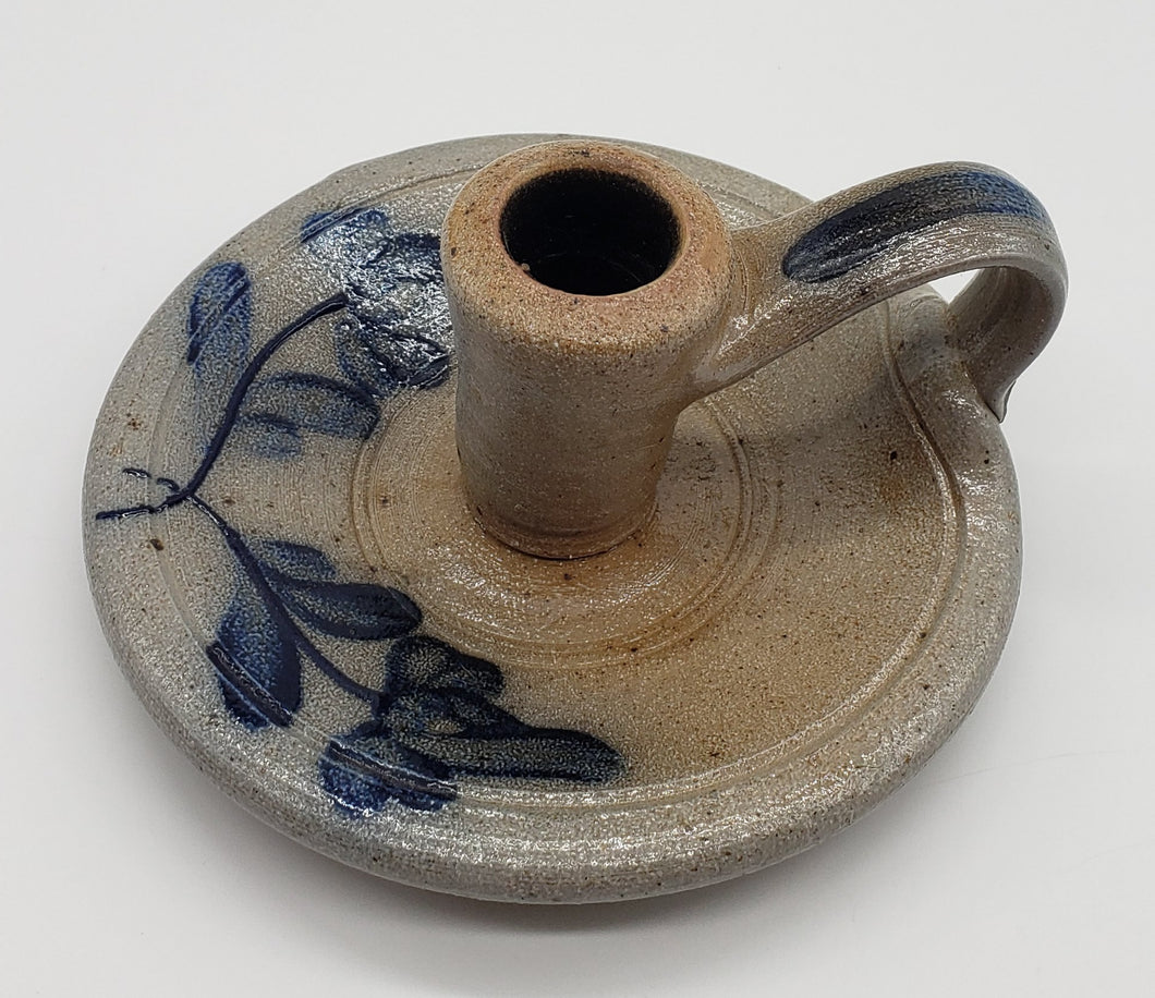 Rowe Pottery Works - Salt Glazed - Chamber Stick - Candle holder