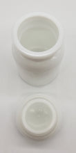 Load image into Gallery viewer, White Milk Glass Apothecary Bottle with Lid
