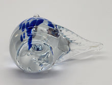 Load image into Gallery viewer, Blue and White Bird Glass Figurine
