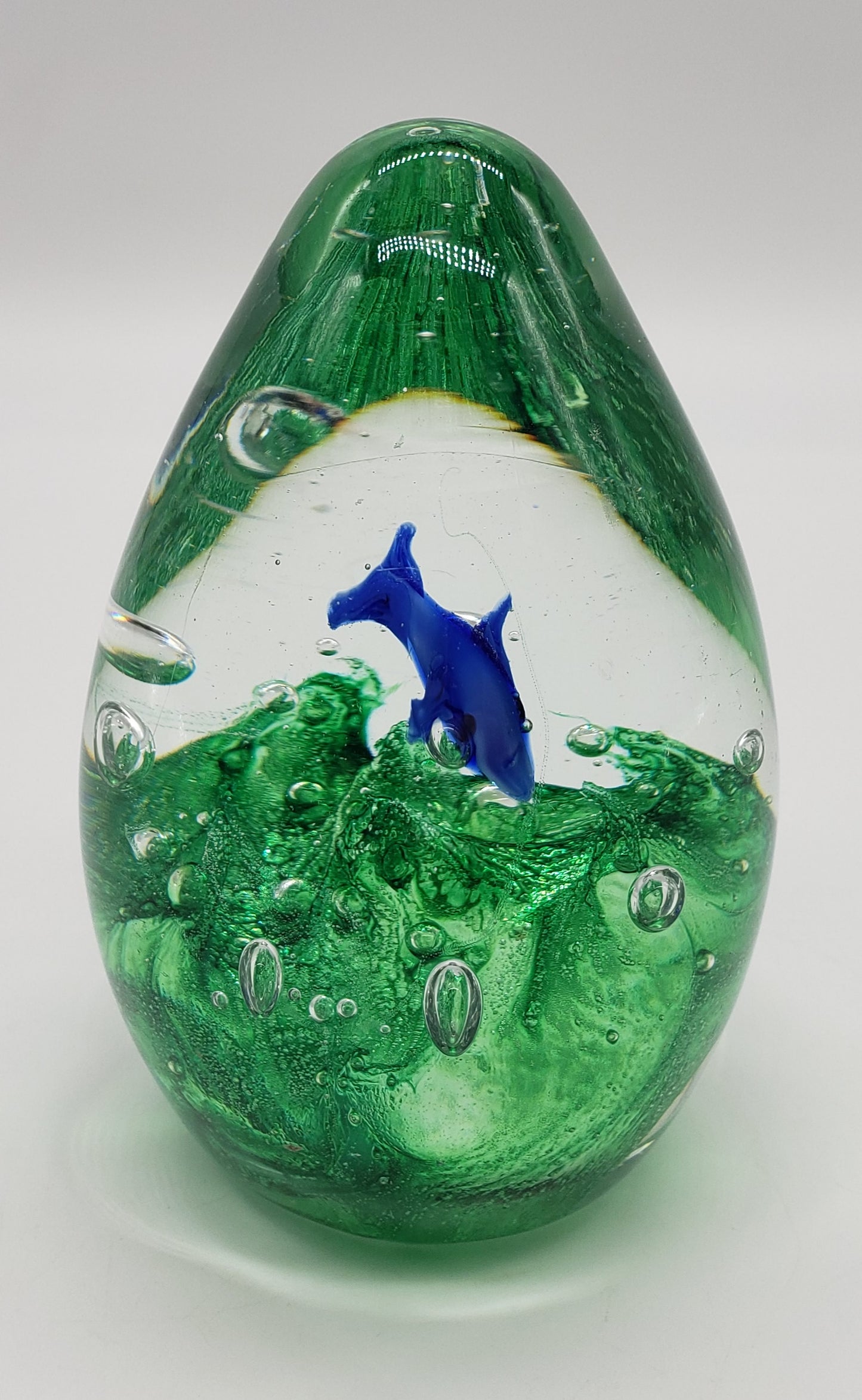 Pear/Teardrop Glass paperweight