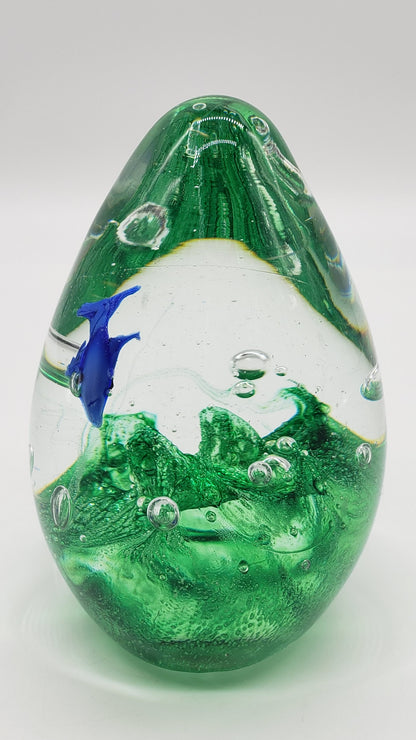 Pear/Teardrop Glass paperweight