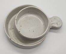Load image into Gallery viewer, Robert Weiss Ceramic Speckled Soup and Cracker Bowl # 1012

