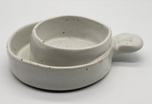 Load image into Gallery viewer, Robert Weiss Ceramic Speckled Soup and Cracker Bowl # 1012
