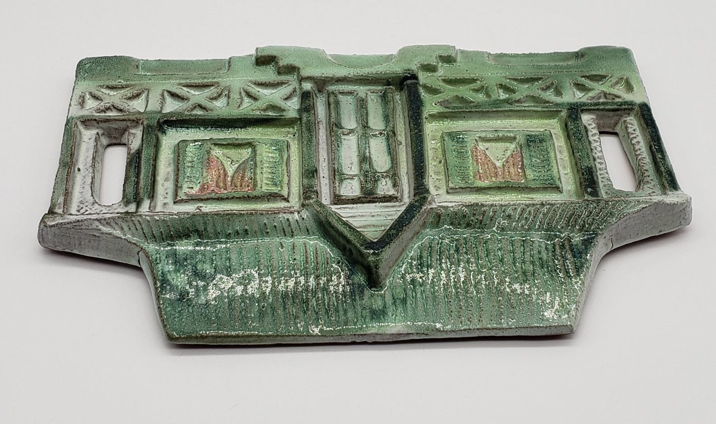 Fairfield Pottery Green House Wall Decor Plaque