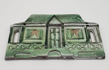 Load image into Gallery viewer, Fairfield Pottery Green House Wall Decor Plaque
