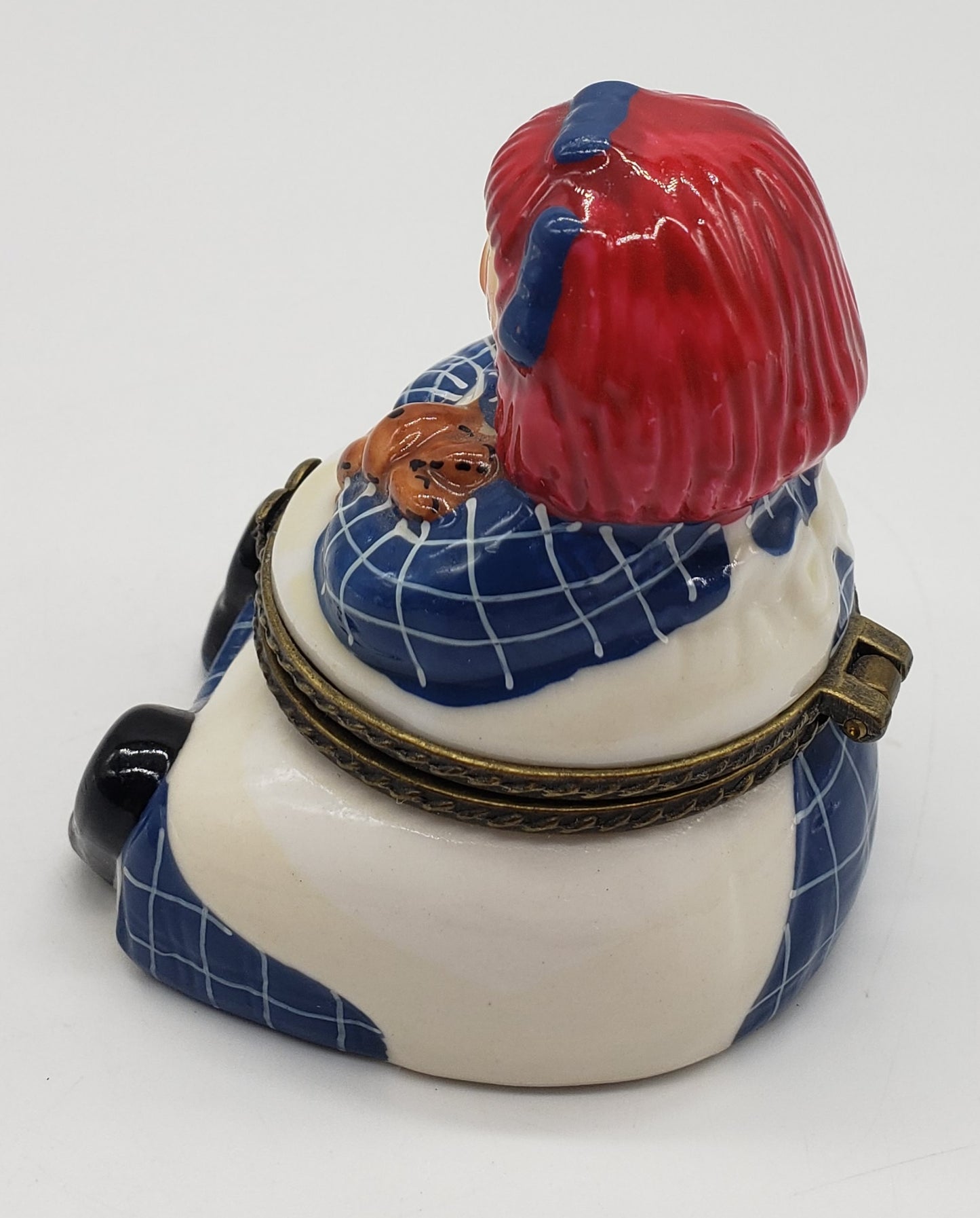 Raggedy Ann Porcelain Trinket Box