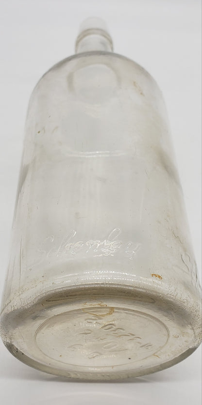 Schenley Bottle Embossed Bottle EMPTY