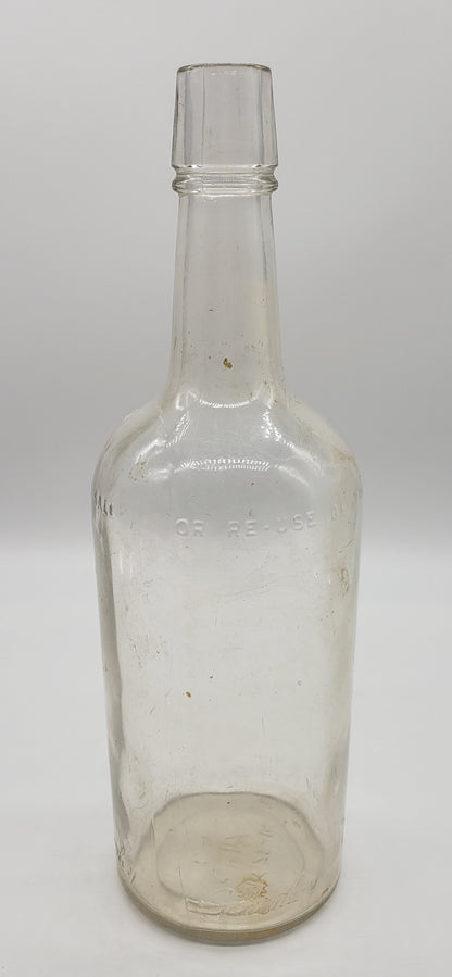 Schenley Bottle Embossed Bottle EMPTY