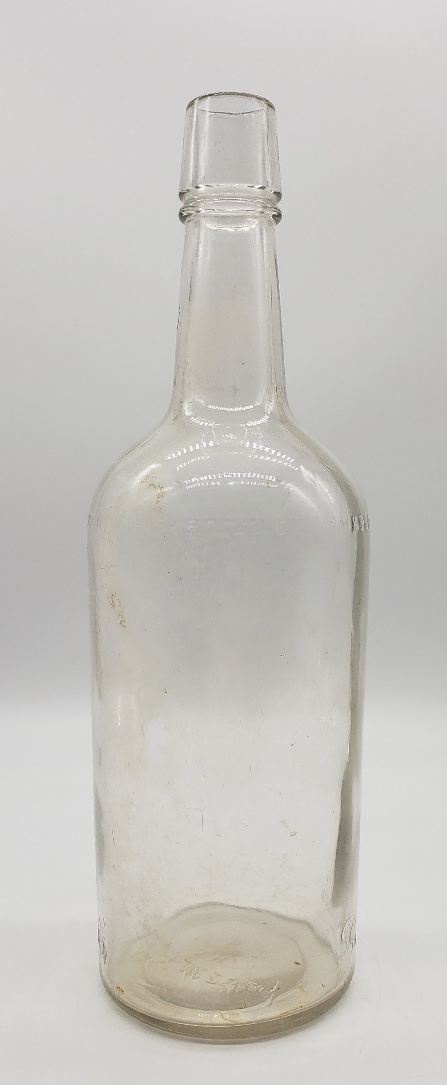 Schenley Bottle Embossed Bottle EMPTY