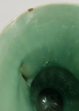 Load image into Gallery viewer, Vintage USA Vase, Soft Green Glaze, Handles with Scrolling
