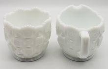Load image into Gallery viewer, Westmoreland Milk Glass Creamer &amp; Sugar Bowl
