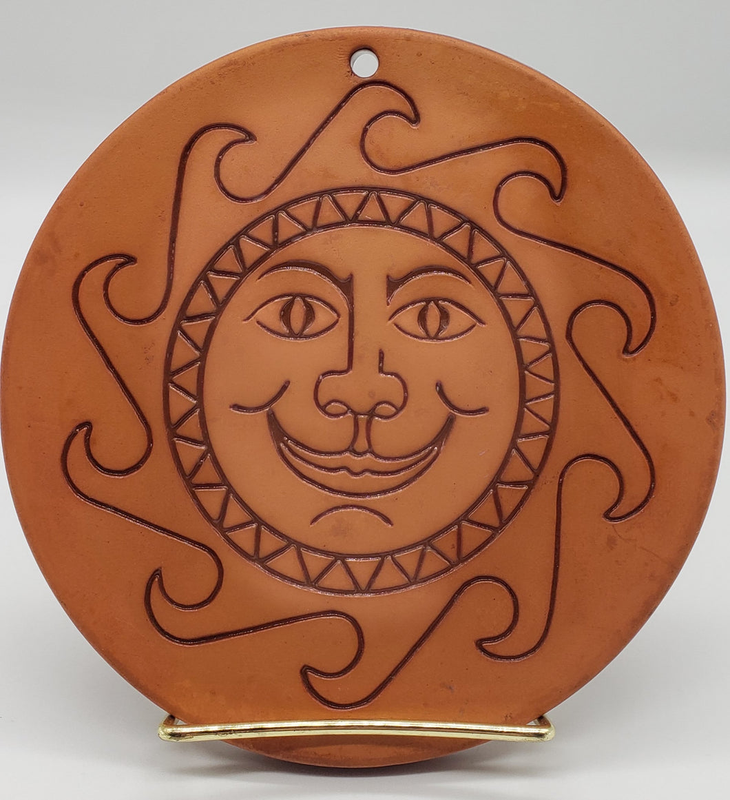 WODLAND WARE Sun Face Ceramic/Tara Cotta