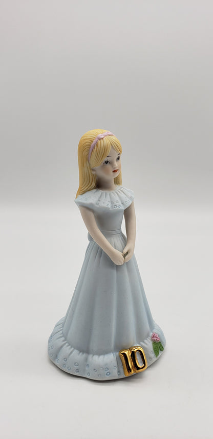 Enesco Birthday Growing Up Girl Figurines