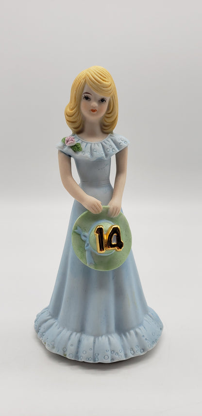 Enesco Birthday Growing Up Girl Figurines