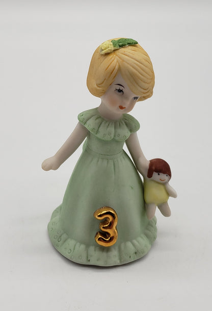 Enesco Birthday Growing Up Girl Figurines