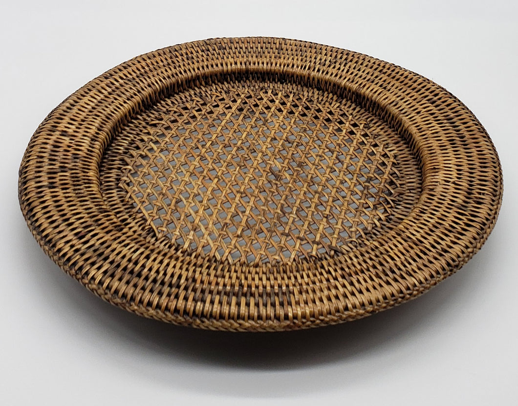 LA JOLLA ROUND RATTAN CHARGER PLATE