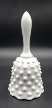 Load image into Gallery viewer, Fenton Art Glass Milk Glass Wavy Hobnail Bell
