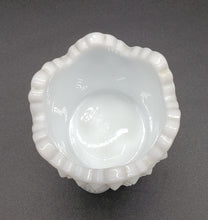 Load image into Gallery viewer, Fenton White Hobnail Milk Glass Footed Toothpick Holder
