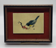 Load image into Gallery viewer, Blue Bird Art Tile Shadow Box Framed
