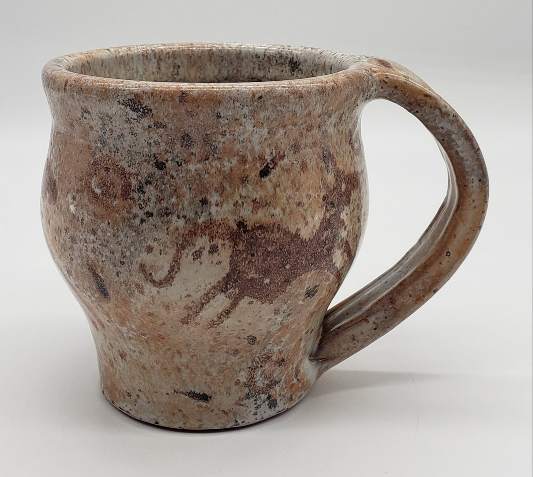 Vintage Cave Art Pottery Mug/ Southwestern Pottery Mug