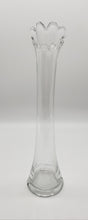 Load image into Gallery viewer, Vintage Clear Stretch Glass Vase
