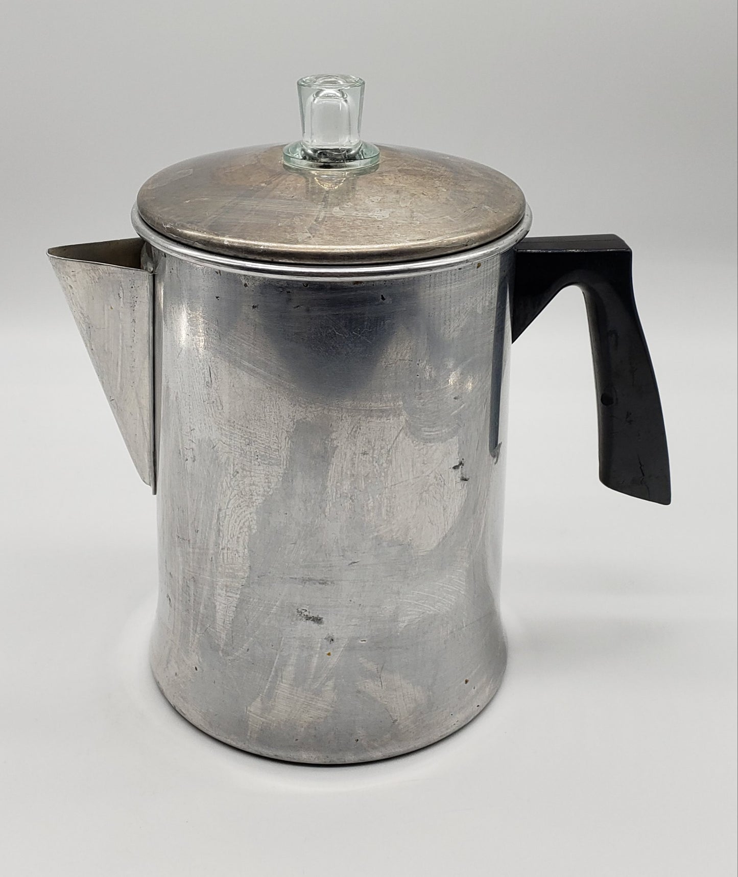 Chilton Ware Aluminum 9 Cup Stovetop Camping Fire Percolator