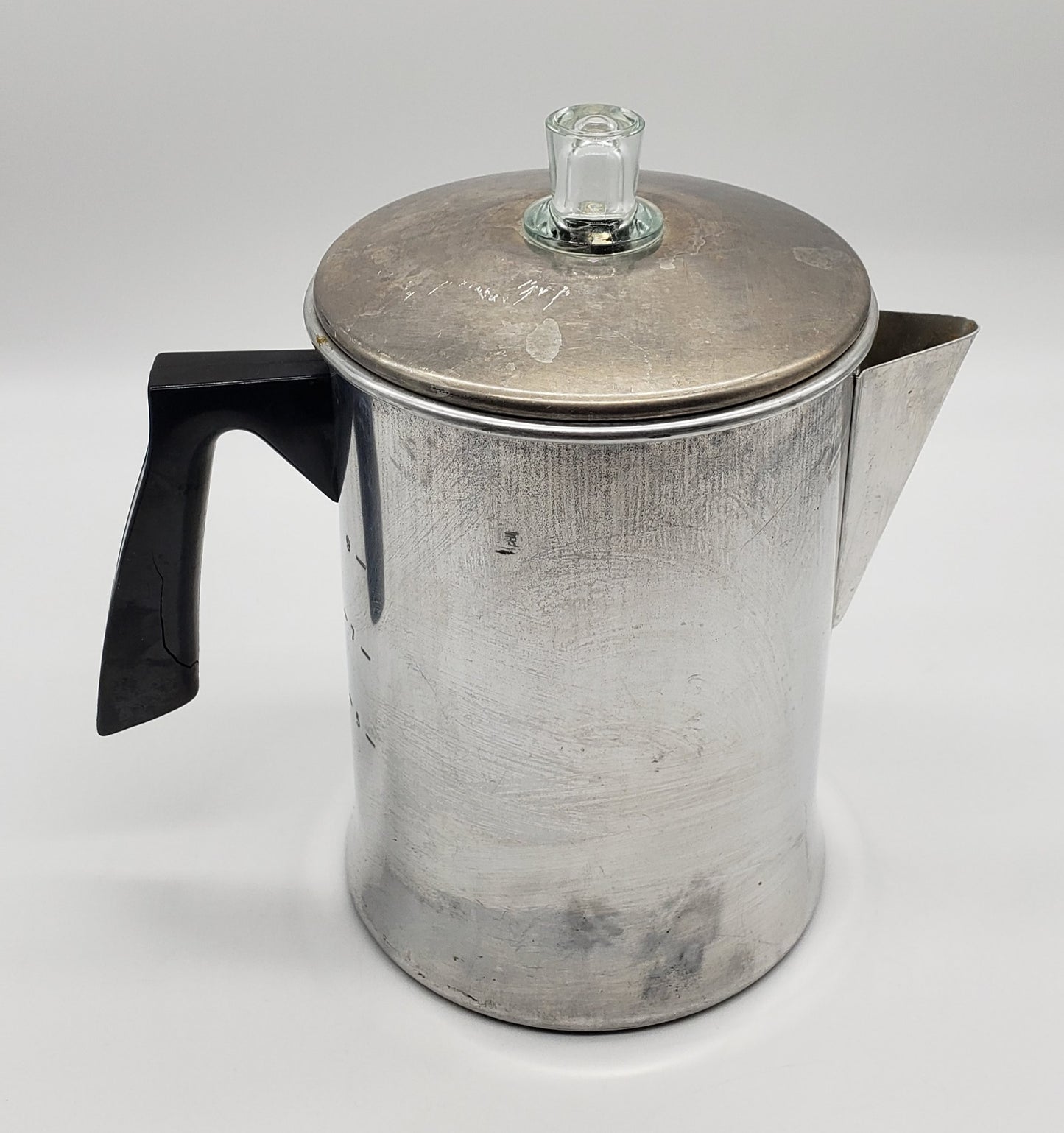 Chilton Ware Aluminum 9 Cup Stovetop Camping Fire Percolator