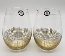 Load image into Gallery viewer, Fitz and Floyd stemless goblets
