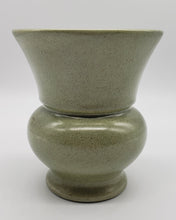 Load image into Gallery viewer, HAEGER Vase or Urn Light Olive Speckled Green Glaze Planter

