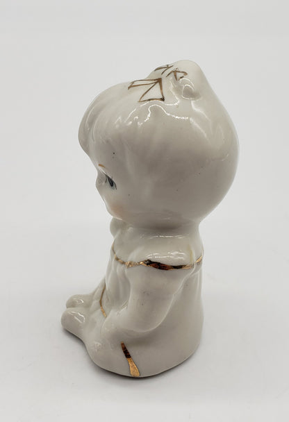 Vintage Ceramic Baby Figurine