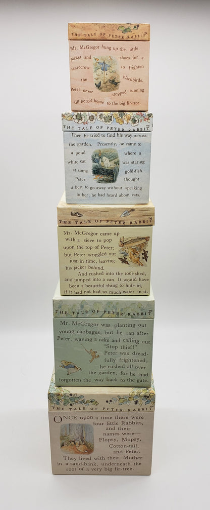 Frederick Warne Peter Rabbit Nesting Boxes (set of 5)