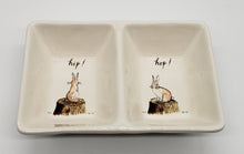 Load image into Gallery viewer, Rae Dunn Hip Hop Bunny Two Sides Tray/Dish
