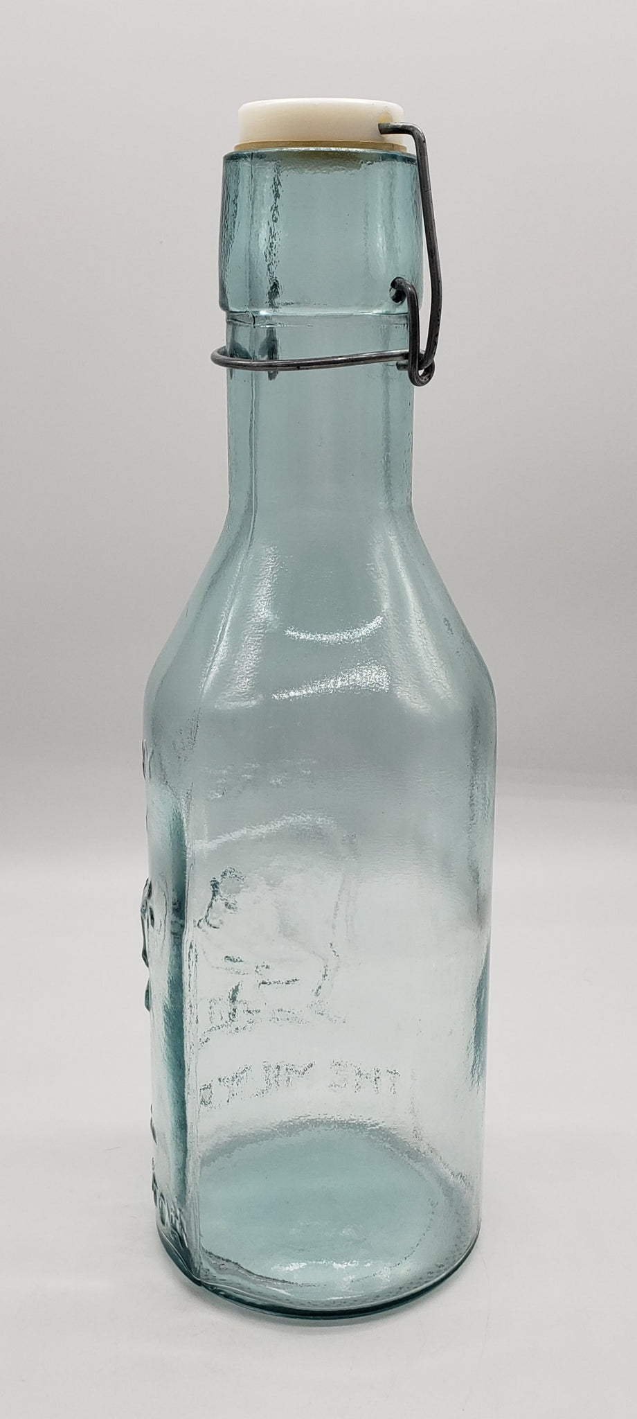 Vintage Absolutely Pure Milk Bottle Green Glass Milk Bottle