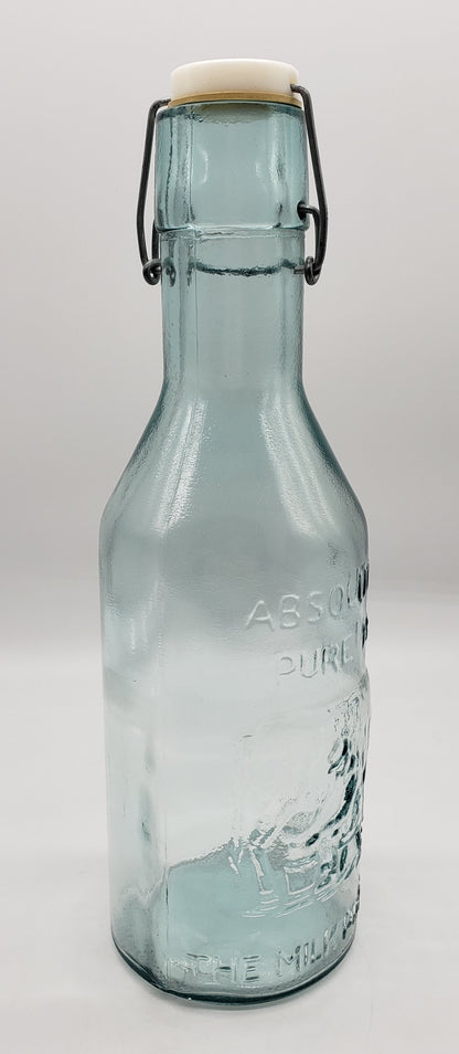 VINTAGE ABSOLUTELY PURE MILK BOTTLE MADE IN ITALY 40oz